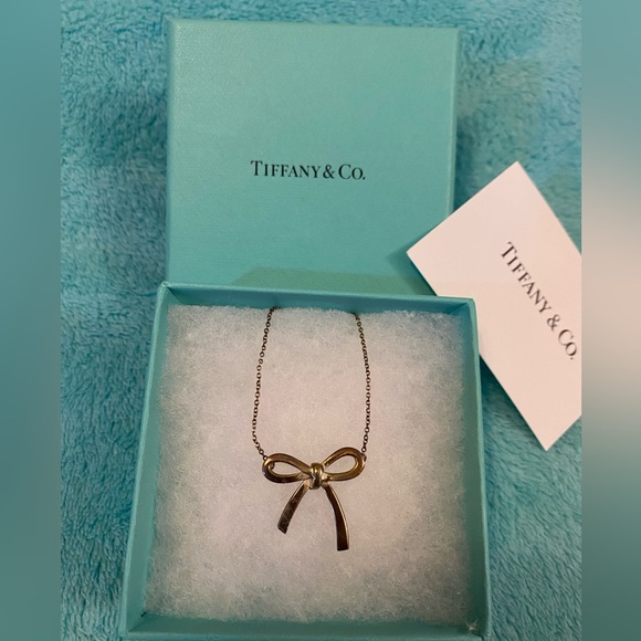 Tiffany & Co. Silver Ribbon Necklace - Picture 1 of 3